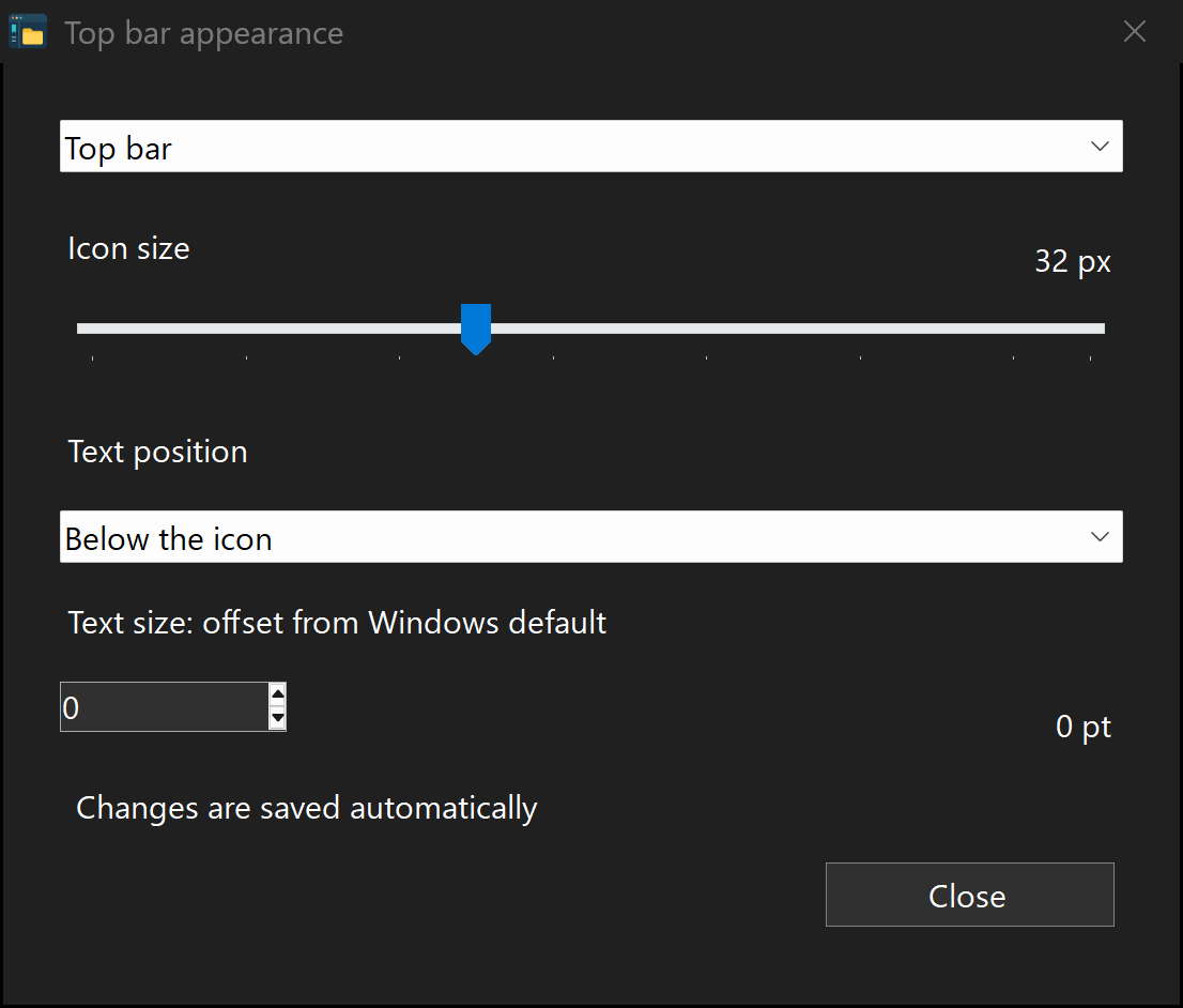 Select the target bar, then adjust its appearance.